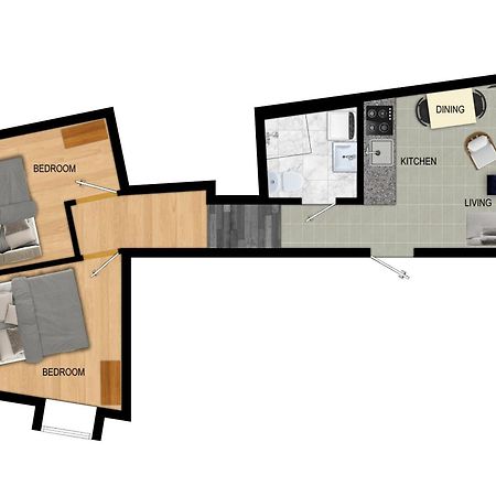 Renovated Jan 24 - Queen Beds - Behind Bryggen Bergen Exterior foto